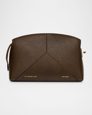 Victoria Beckham The Victoria Zip Leather Crossbody Bag