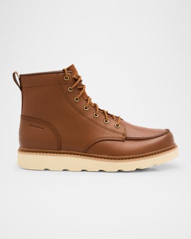 Sorel Men's Slabtown 62'™ Waterproof Leather Moc-Toe Lace-Up Boots