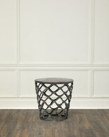 Interlude Home Lattice Accent Table