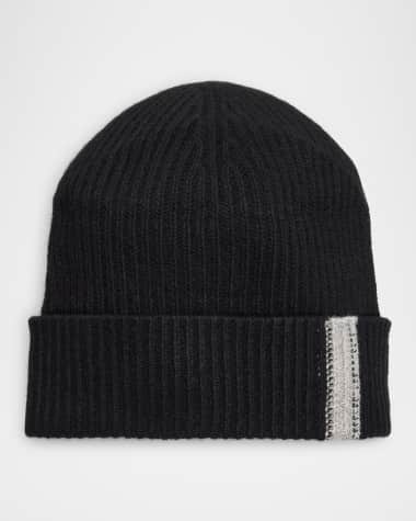 Portolano Ribbed Cashmere Beanie