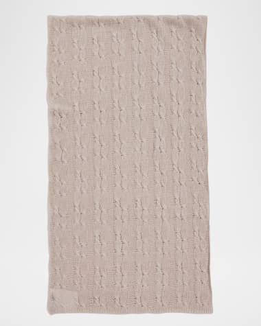 Portolano Wrap W/ Cable Knit Details