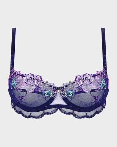 Lise Charmel Deesse Desirs Embroidered Tulle Demi Bra