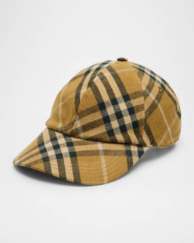 Burberry Vintage Check-Print Cotton Baseball Cap