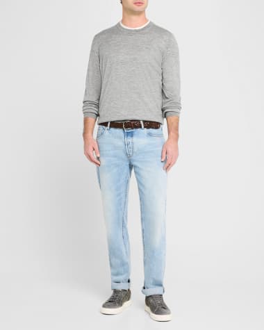 V-Neck Hardware One-Piece Swimsuit