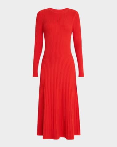 Veronica Beard Nami Knit Midi Dress
