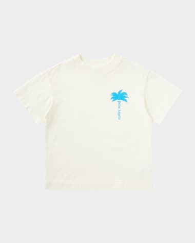 Palm Angels Boy's Logo-Print Palm Tree Graphic T-Shirt, Size 4-12