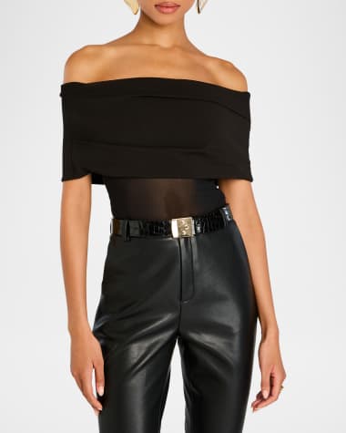 SER.O.YA Willa Off-Shoulder Bodysuit