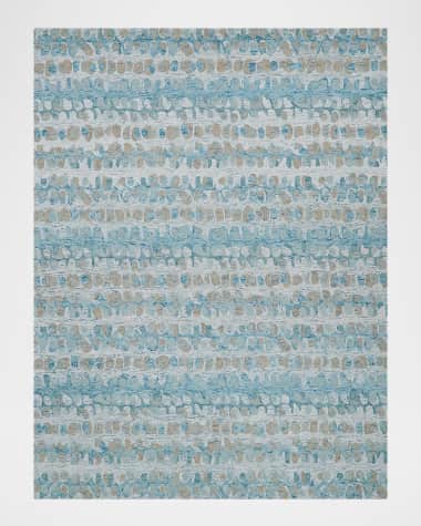 Exquisite Rugs Colorplay Hand-Tufted Turquoise Rug, 12' x 15'