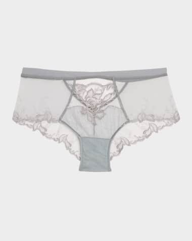 Lise Charmel Source Beaute Embroidered Tulle Boyshorts