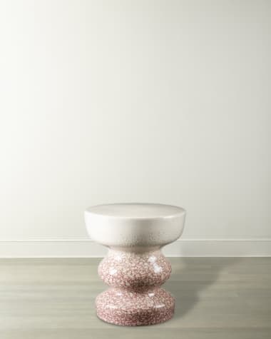 Surya Osambela Ceramic Garden Stool