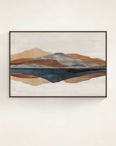 "Boundless Peaks" Framed Giclee by Richard Ryder, 56" x 38"