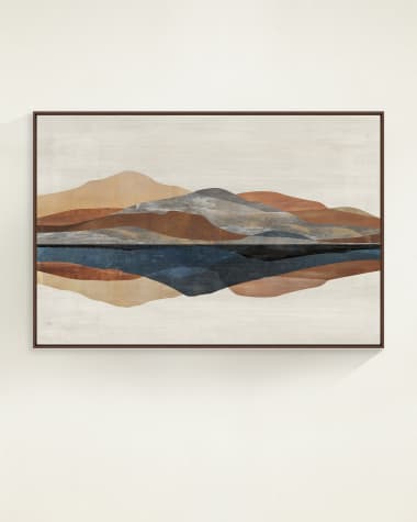 "Boundless Peaks" Framed Giclee by Richard Ryder, 62" x 42"