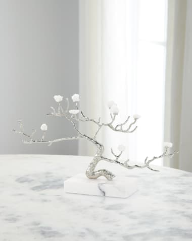 John-Richard Collection Crystal Canopy Sculpture on Marble Base