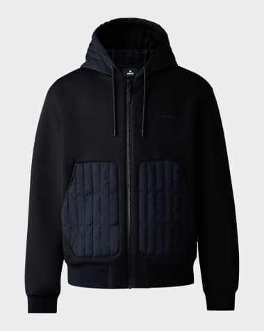 Mackage Men's Cruz Light Down Jersey Hoodie