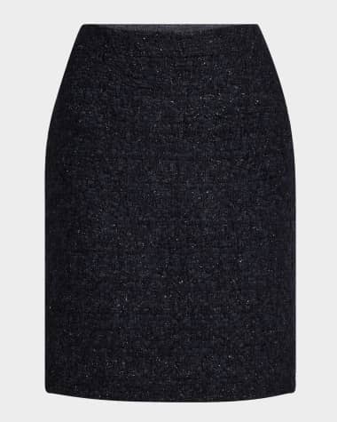 Adam Lippes Tweed Pencil Skirt