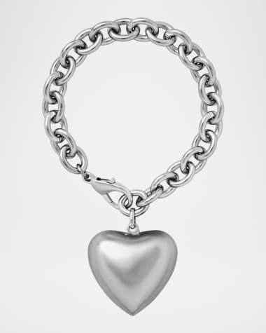 Roxanne Assoulin The Puffy Heart Silver Bracelet