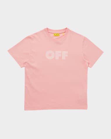 Off-White Girl's Logo Graphic Dyed Tee, Size 4-12
