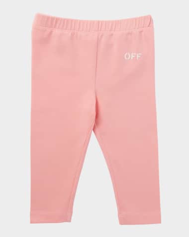 Off-White Girl's Off Stamp Leggings, Size 3M-36M