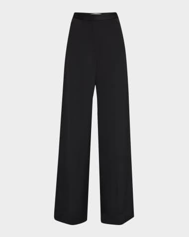 ARGENT Jones Wide-Leg Viscose Twill Trousers