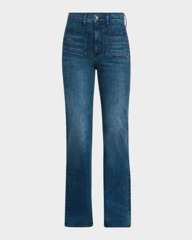 Veronica Beard Crosbie High-Rise Wide Loafer Jeans
