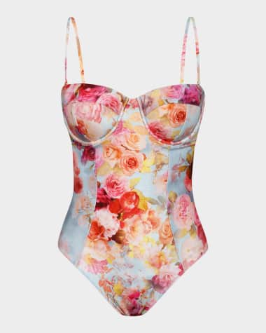 L'Agence Amie Soft Cloud Bandeau One-Piece Swimsuit