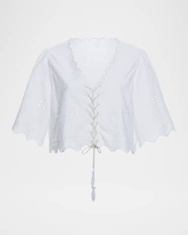 Agua Bendita Azure Madeira Crop Top