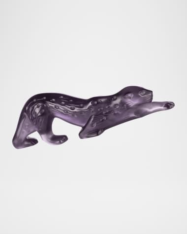 Lalique Zeila Small Panther Sculpture