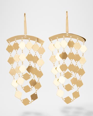 LANA Laser Kite Small Cascade Earrings