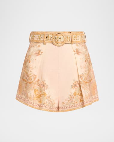 Zimmermann Acacia Tuck Shorts