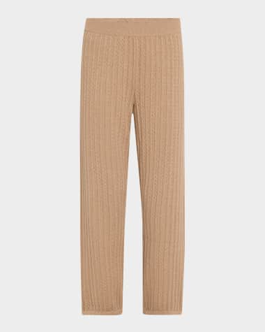 SIMKHAI Cable-Knit Joggers