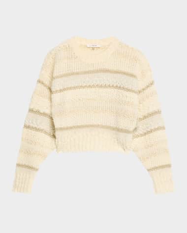 FRAME Textured Stripe Sweater