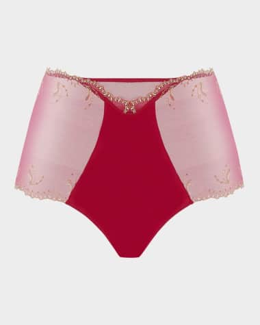Lise Charmel High Embroidered Tulle Boyshorts