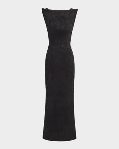 Maticevski Metallic Structured Midi Dress