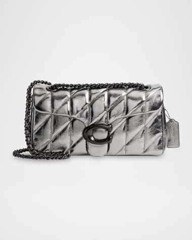 Coach Tabby 26 Quilted Metallic Leather Shoulder Bag