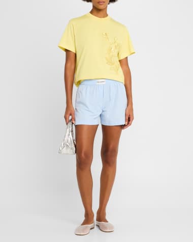 Des Phemmes Floral Crystal T-Shirt