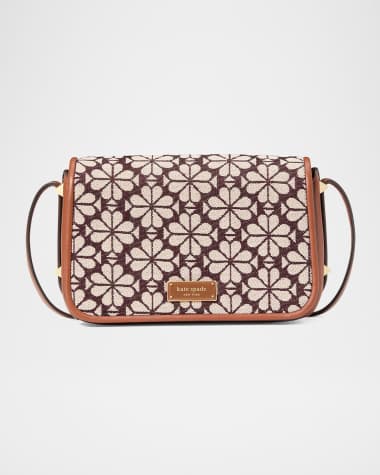kate spade new york spade flower jacquard crossbody bag