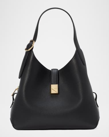 kate spade new york deco pebbled leather shoulder bag