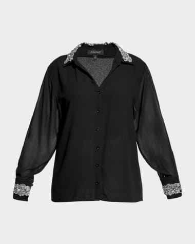 AS by DF After Dark Embellished Blouse