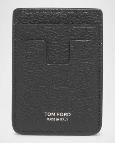 TOM FORD Men's Grained Leather MagSafe Compatible Wallet