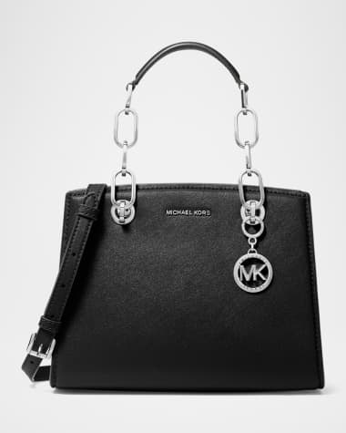 MICHAEL Michael Kors Cynthia Small Leather Satchel Bag