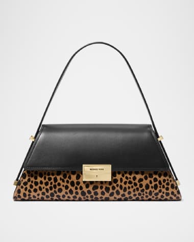 MICHAEL Michael Kors Ludlow Medium Cheetah Calf Hair Shoulder Bag