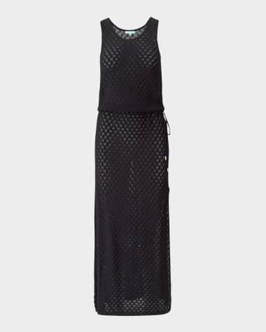 Melissa Odabash Mia Crochet-Knit Maxi Dress