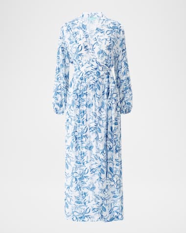 Melissa Odabash Rachel Wrap Maxi Dress