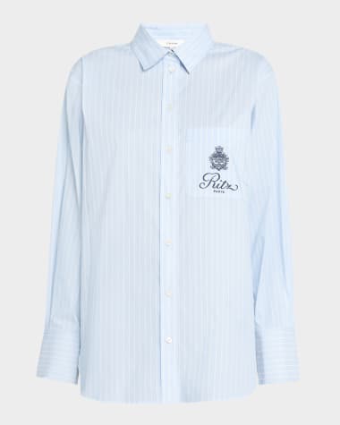 FRAME FRAME x Ritz Paris Oversized Pocket Shirt