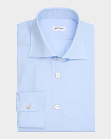 Kiton Men's Cotton Dress Shirt