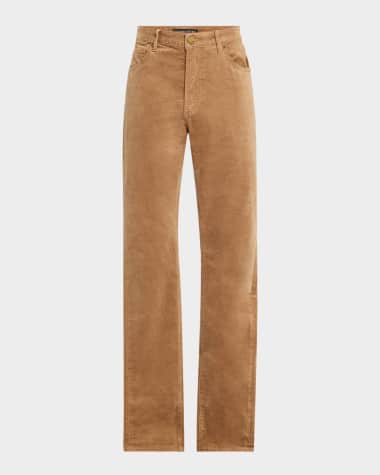 monfrere Men's Greyson Velvet 5-Pocket Pants