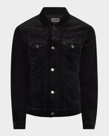 monfrere Men's Dean Slim Corduroy Trucker Jacket
