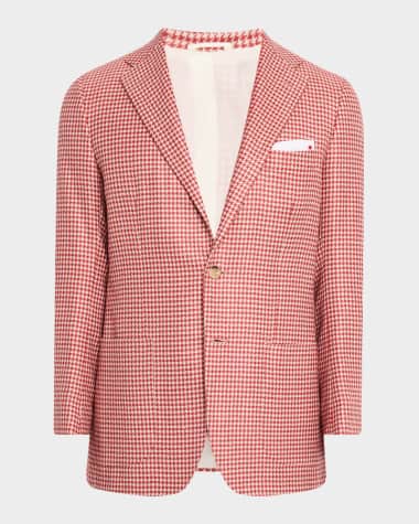 Kiton Men's Houndstooth Sport Coat