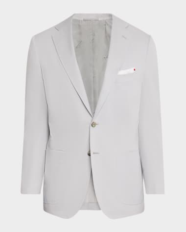 Kiton Men's Solid Cashmere Blazer