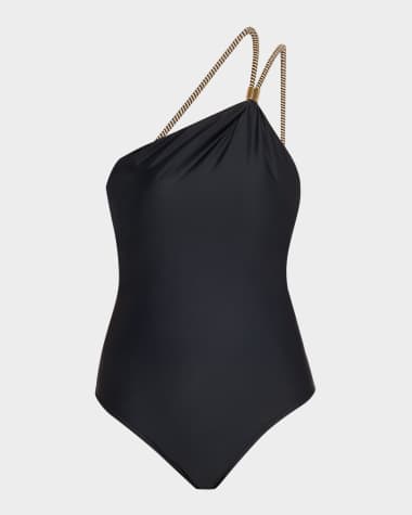 Lenny Niemeyer Asymmetric Rope One-Piece Swimsuit